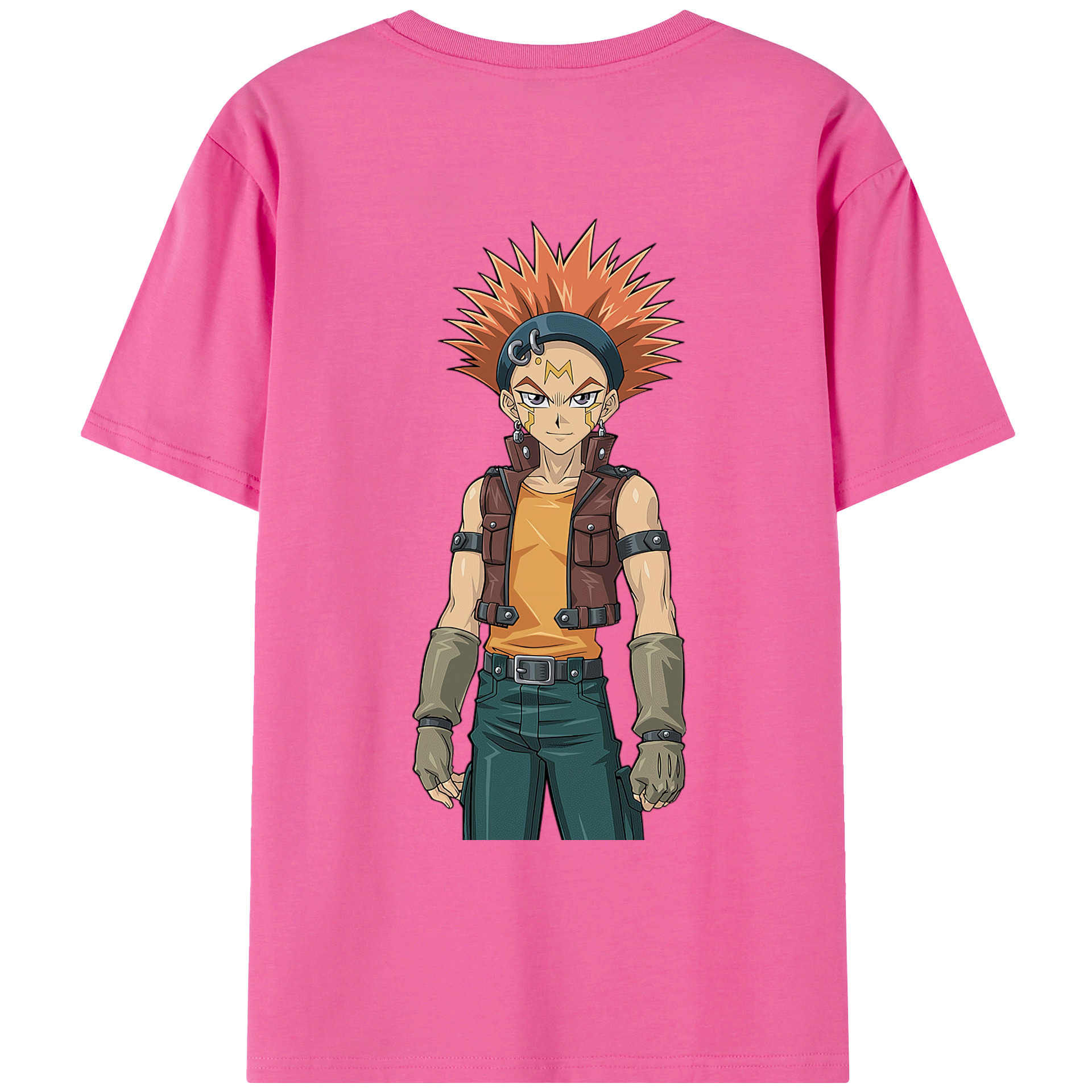 （画像用） 遊☆戯☆王 Yu-Gi-Oh! レディース半袖Tシャツ(バックプリント)